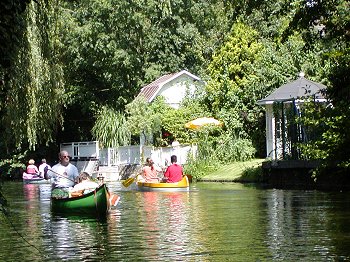 Bilder Hamburg Sehenswrdigkeiten Alster Kanu 2002_2398_093