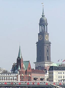 Bilder Hamburg Sehenswrdigkeiten Kirchen St. Michaelis Landungsbrcken 2002_1798_090