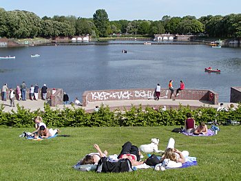 Fotos Hamburg Sehenswrdigkeiten Stadtpark  See 2002_90561_090