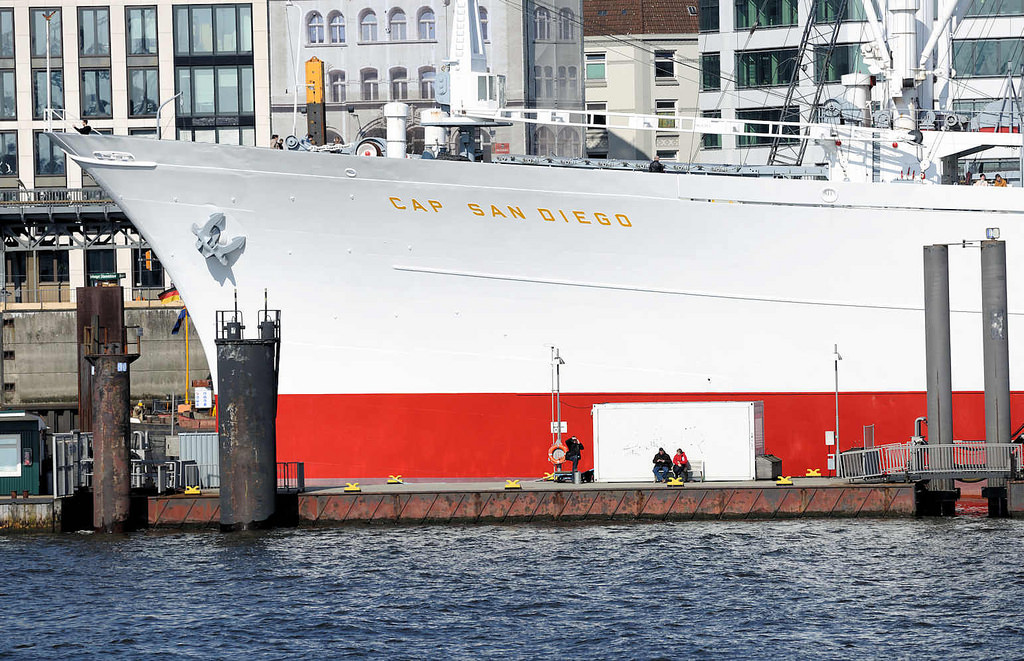 8084 Bug vom Museumsschiff Cap San Diego im Hamburger Hafen - berseebrcke.