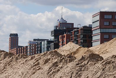 011_25926 |  die neue Architektur der Hafencity am Sandtorkai.